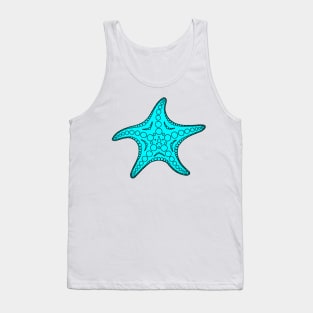 Starfish (blue/black) Tank Top